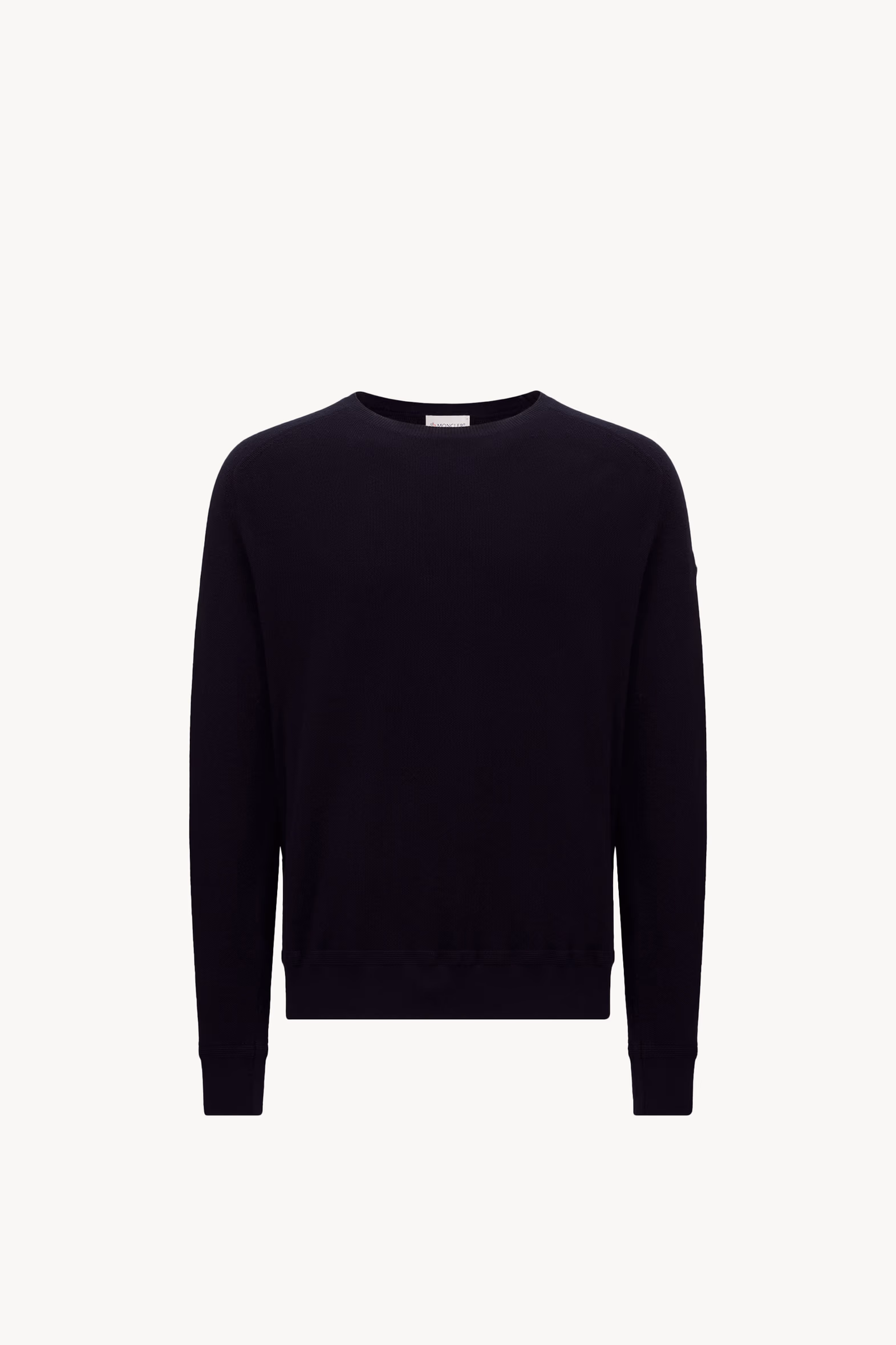 Jersey de algodón y cachemira Hombre Azul oscuro Moncler 2